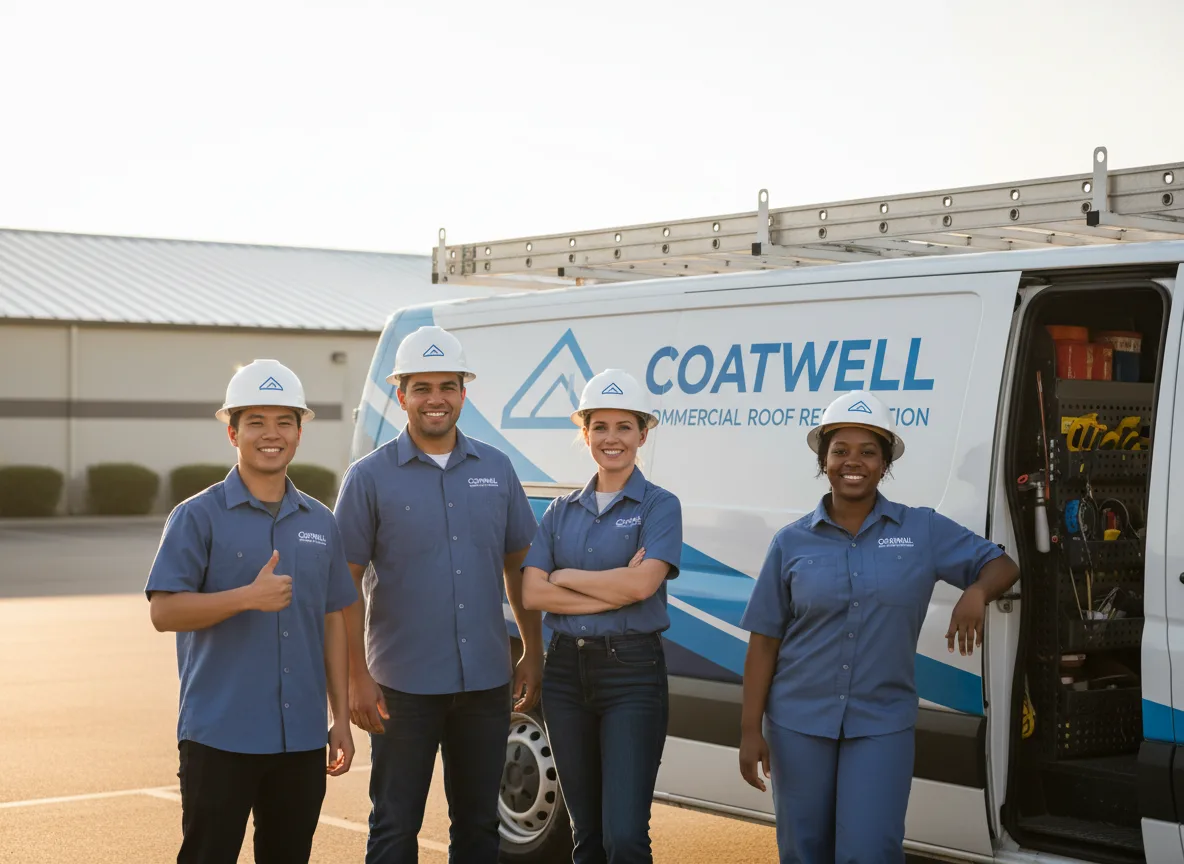 Commercial roof coating company in Rye, TX